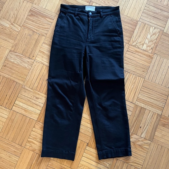 Everlane Straight Leg Pants Size 4 (Black) - Picture 1 of 5